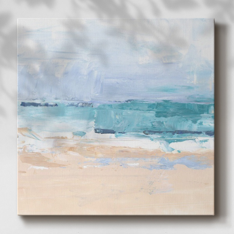 Horizon des Caraïbes II, reproduction sur toile, H 8 po x l 8 po