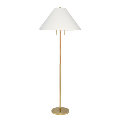Harrison Rattan Floor Lamp, Natural