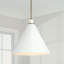 Luminaire suspendu conique à 1 lumière Kieon