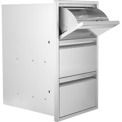 Tiroir de cuisine d'extérieur Bbq l 17 x P 21 x H 30 po