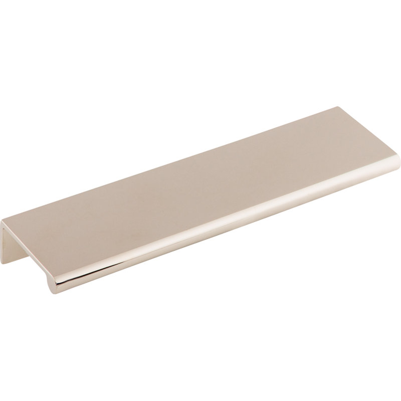 Europa 5" Center to Center Finger pull, 5" Center to Center, Polished Nickel