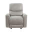 Chaise berçante inclinable de style transitionnel moderne