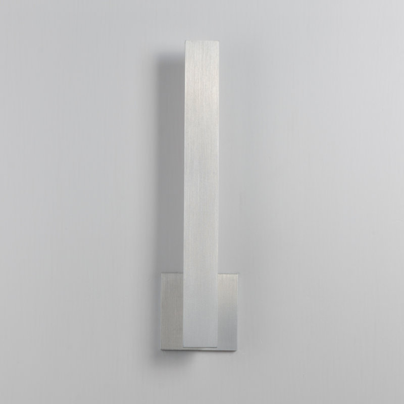 Fixation murale Chesnet, Aluminium satiné