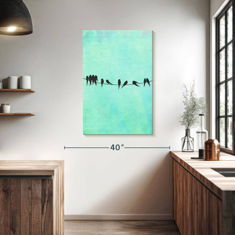 Brampt Birds On A Wire, 39" H x 26" W
