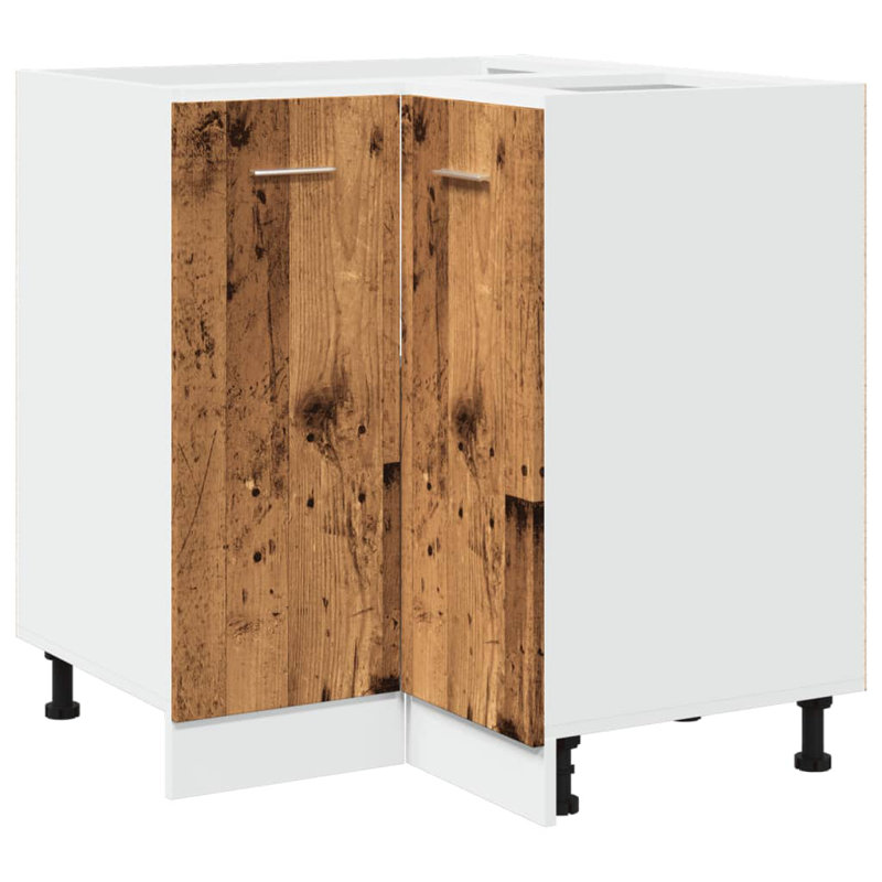 Saela Kitchen Cabinet Lyon 75.5x75.5x81.5 cm Engineered Wood, Old Wood