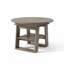 Table de salle à manger ronde extensible avec rallonge rabattable intégrée-1930629763