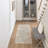 Karastan Bellisima Woven Polyester Abstract Beige/Cream Area Rug-100076659