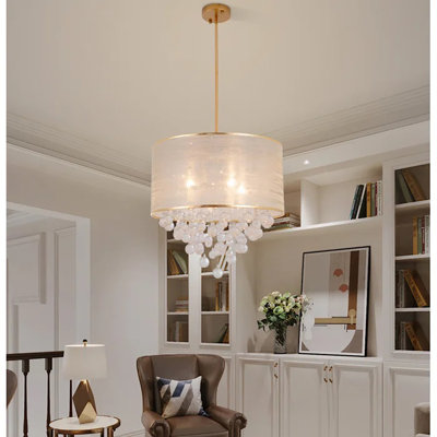 Dequisha 4 - Light Gold Pendant