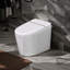 Toilette à bidet au sol à hauteur de siège Auxiwa 1,27 gallons GPF (siège inclus)-100824382