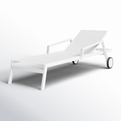 Outdoor Metal Chaise Lounge