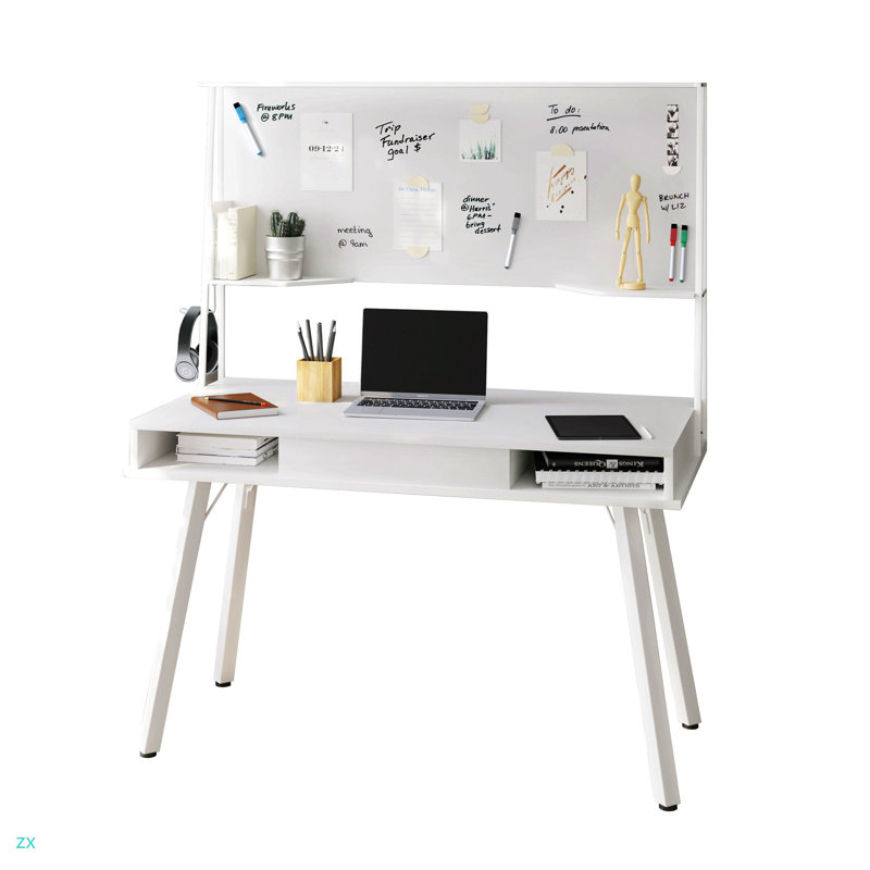 Bureau d'ordinateur Study avec rangement et tableau magnétique effaçable à sec