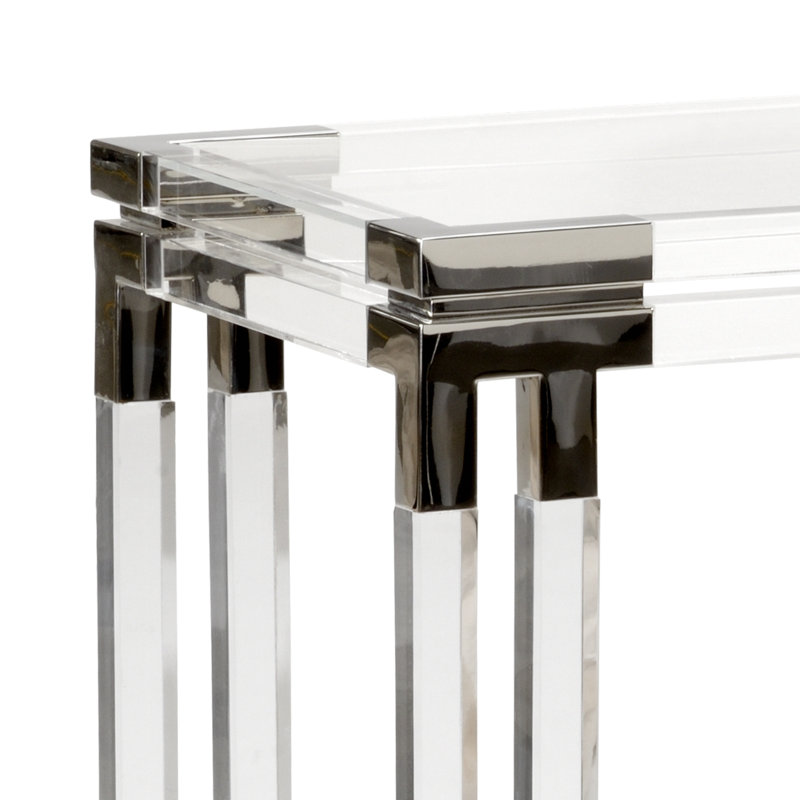 Bowen 54'' W Glass Console Table