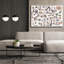 Art mural sur toile Epic Graffiti «Mid Century 1 Blush» par Cheryl Warrick