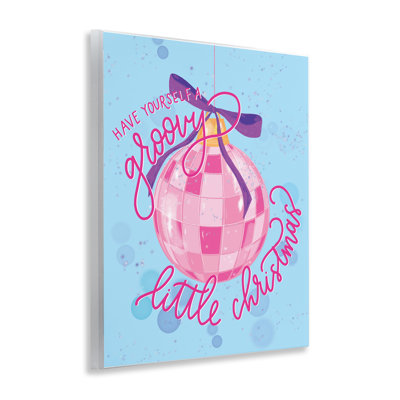 «Groovy Little Christmas Bauble», art par Rachel Nieman