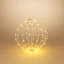 Whimsical Illuminated Metal Sphere With Warm White Micro Leds-1847768793