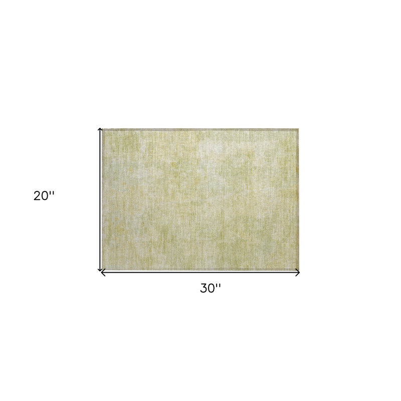 Tapis extérieur lavable antidérapant doré 2 pi x 3 pi