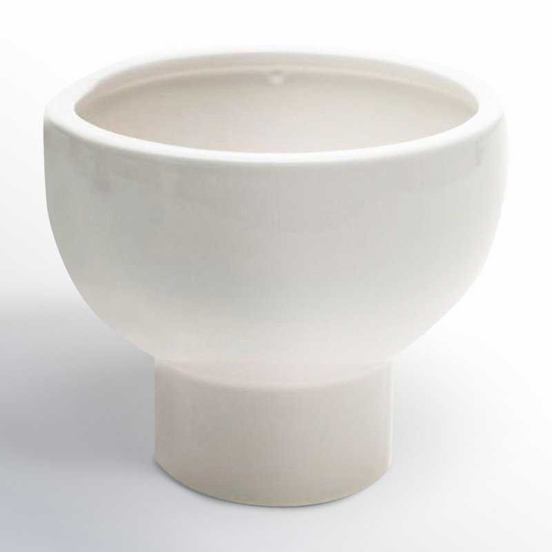Abie Ceramic Table Vase, 5.25" H x 6.5" W x 6.5" D
