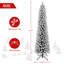 Arbre de Noël floqué en forme de crayon avec support en métal-808365209