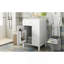 Meuble-lavabo de 24 pouces avec lavabo en céramique, 1 porte à fermeture en douceur, 2 tiroirs à fermeture en douceur et 2 supports de rangement sur la porte-1034000543