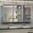Chouchanik Recessed and Surface Framed 3 Door Medicine Cabinet with Mirror and Shelves-1196920665-1196920670