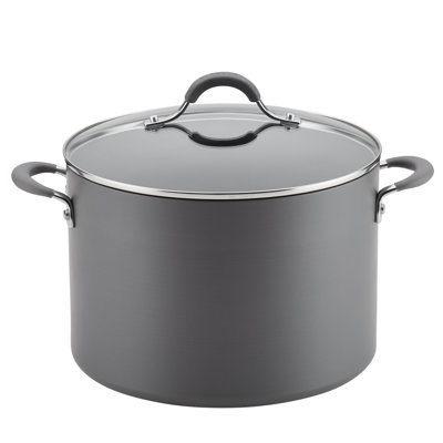 Radiance Hard-Anodized Aluminum Nonstick Wide Stockpot