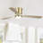 52" 3 - Blade Low Profile Smart Ceiling Fan With LED Lights And Remote Control Included