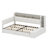 Multifunctional Upholstered Daybed with Shelves and USB Ports-646753401