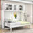 Ludgero Wooden Murphy Bed Wall Bed with Cabinets-1707283890-1707283889