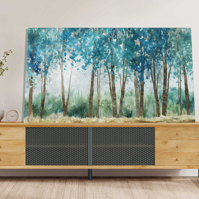 Sunwashed Grove par Carol Robinson - Peinture, L 30 po x H 18 po, Toile tendue