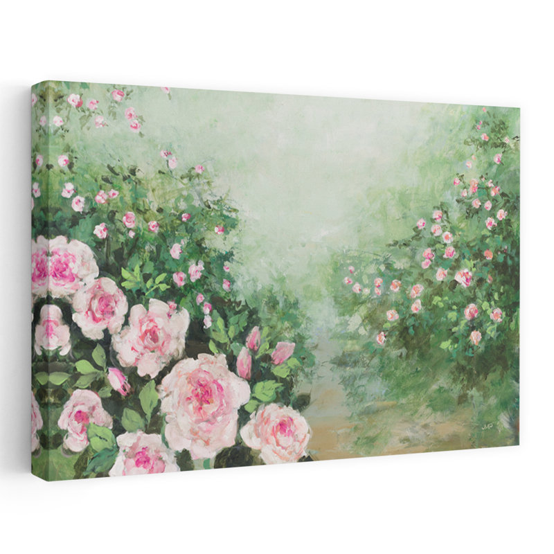 Le long du sentier du jardin Jardin floral vert, H 24 po x l 16 po