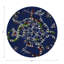 Ouroboros Purple Vegan Leather Round Coasters-1804817198