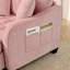 Fauteuil rembourré confortable, repose-pieds avec espace de rangement-1568163426