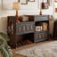 Armoire de rangement rétractable de style français