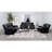 Elodie Black Upholstered Motion Reclining Loveseat-1371116983-1371116977