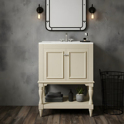 Meuble-lavabo moderne de luxe 24 po
