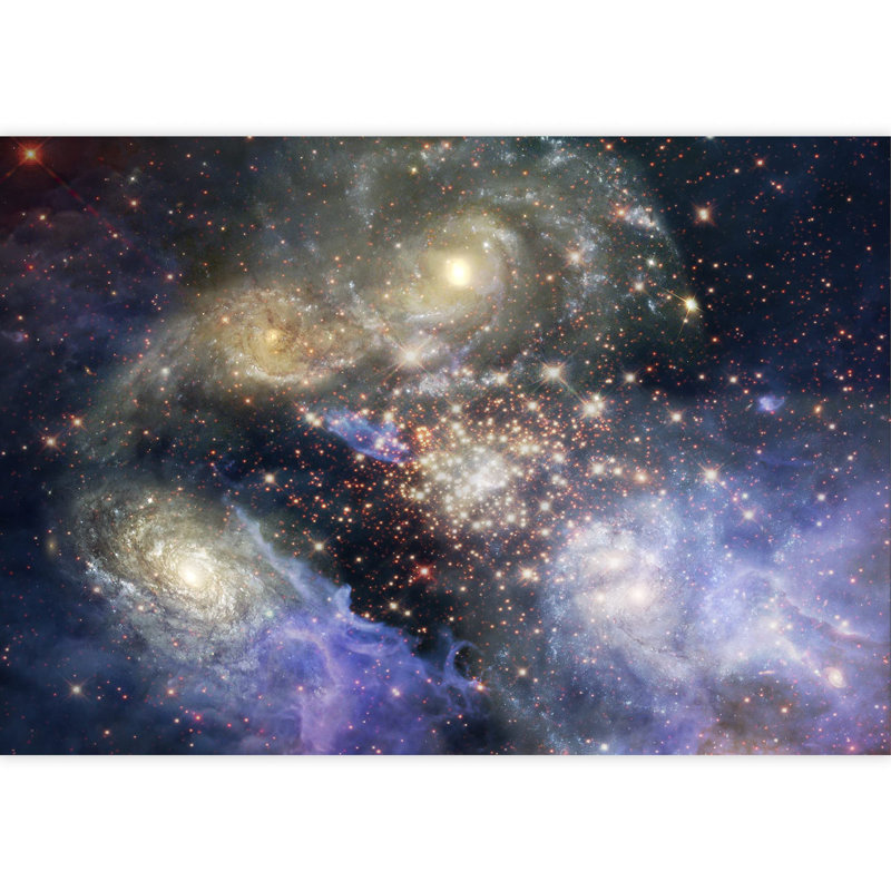 Papier peint auto-adhésif Galaxy in the Universe Series, L 66 po x l 96 po