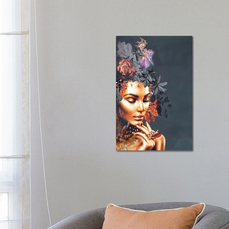 Gold Couture I - Wrapped Canvas Print, 66.04 cm H x 45.72 cm W x 1.91 cm D