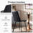 Modern PU Leather Upholstered Dining Chairs With Sturdy Metal Legs (Set Of 6)-1017174432