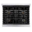 ZLINE Autograph Edition 30" Paramount Gas Range w/ 4 Burners & Champagne Bronze Accents