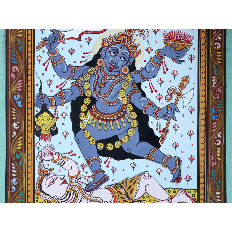 Devi Kali | Paata, peinture de l'Orissa
