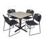 Table de salle à manger Neyland Cain-32520594-32520584-32520589
