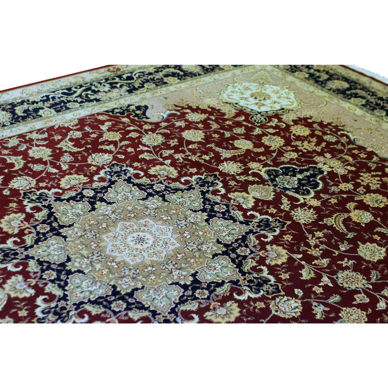 Tapis rectangulaire noué à la main