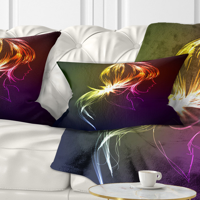  Coussin lombaire abstrait