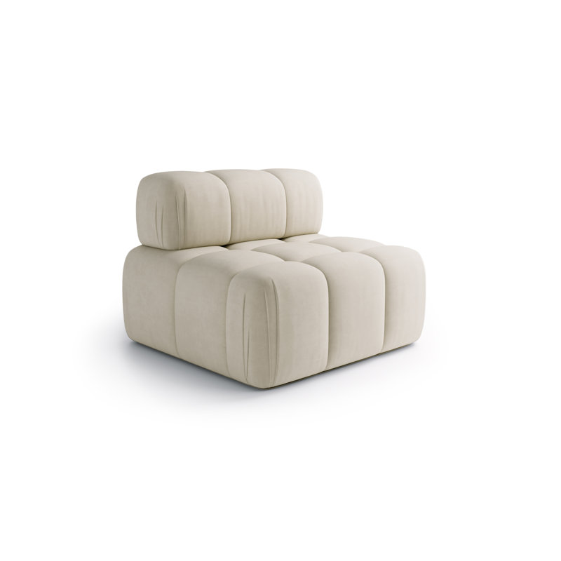 Upholstered Accent Chair, Beige
