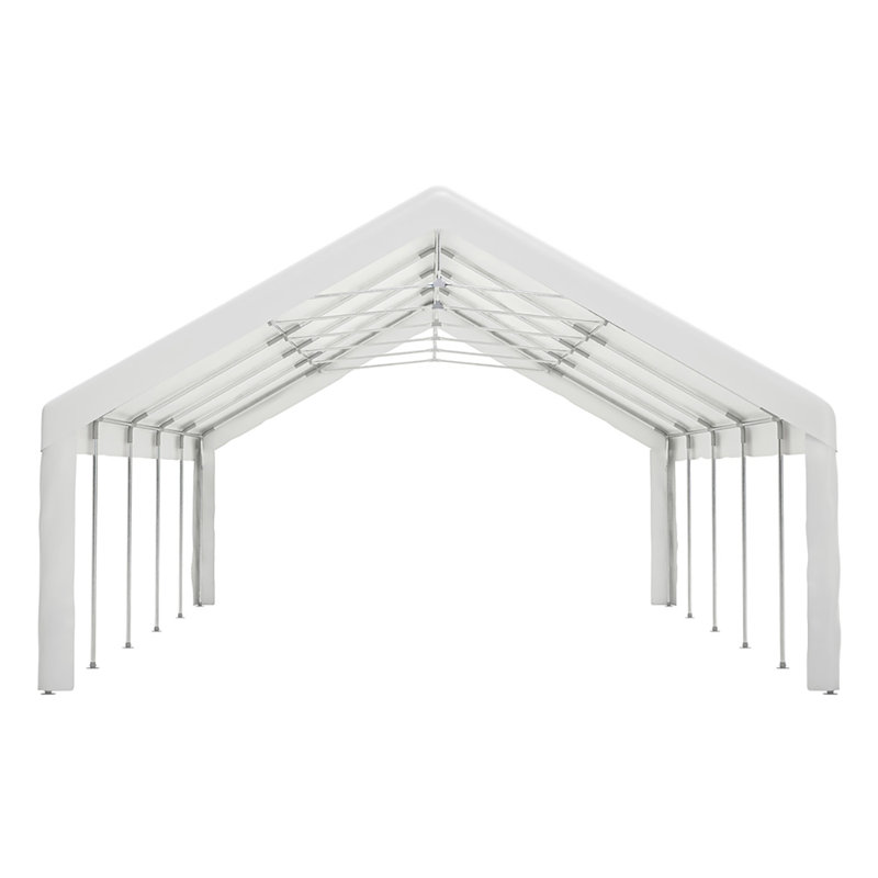 Grande tente abri de garage à auvent avec parois latérales amovibles pour les fêtes, mariage