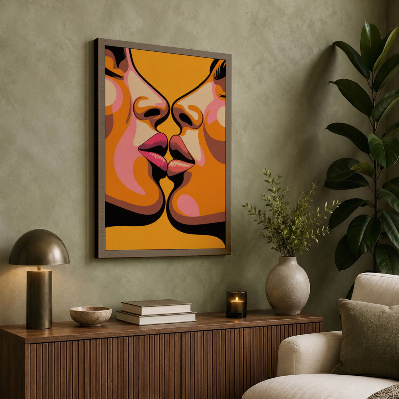 Print, 36x24 - 91.4 x 61.0 cm, Teal Border