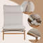 Chaise de patio réglable en aluminium avec repose-pieds