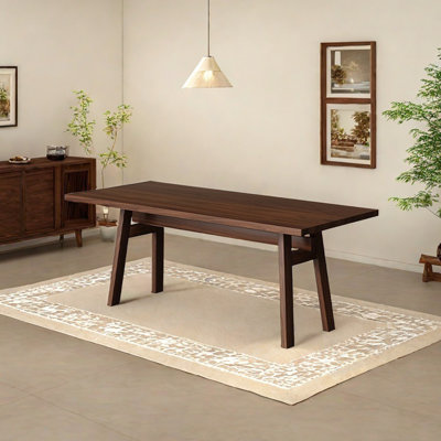 Walnut practical dining table