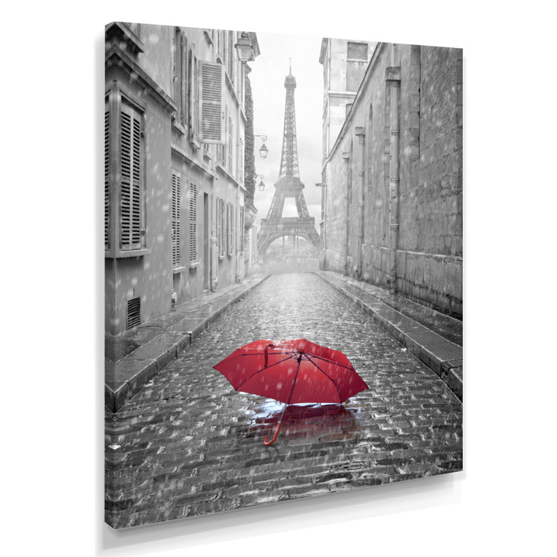 Photographic Print - Cityscape Eiffel View Paris, 40" H x 30" W, Wrapped Canvas, Does Not Apply