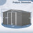 Mike 10' x 8' Outdoor Tool Storage Shed-111571076-111571077